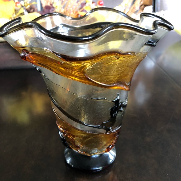 Glass Abstract Vase - Picture 1 of 4